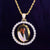 Custom Made Photo Rotating Double-Sided Medallion Pendant Necklace